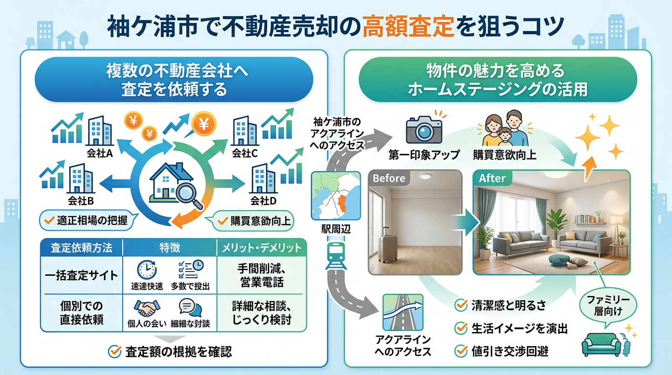 資料と地図を広げた机の上